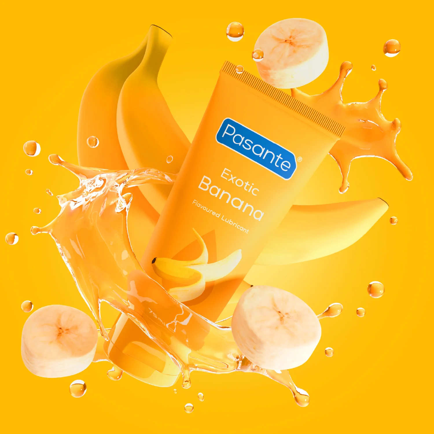Pasante Banana Flavoured Lube in 75ml Tube - Image 4