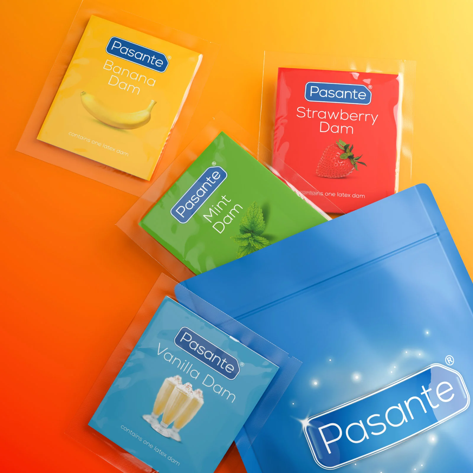 Pasante Oral Dams Assorted 8 Pack - Image 4